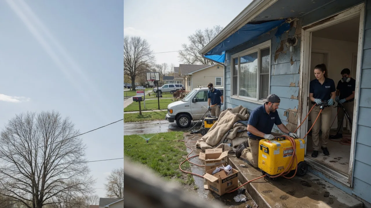 Basement Flood Cleanup in Atwood, IL near me